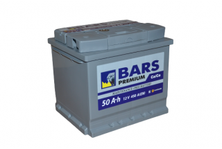 Аккумулятор BARS (Kainar) 50 a/h 450 A (EN) R+