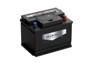 Аккумулятор Bushido SJ 62 a/h 580A R+ низкий