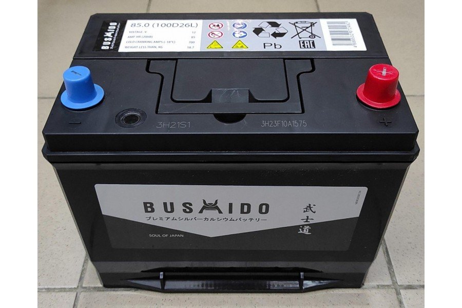 Аккумулятор Bushido Asia 85 a/h 700A R+