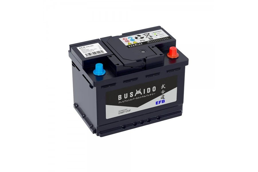 Аккумулятор Bushido EFB 65 a/h 650A R+