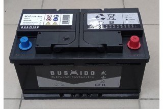 Аккумулятор Bushido EFB 80 a/h 790A R+