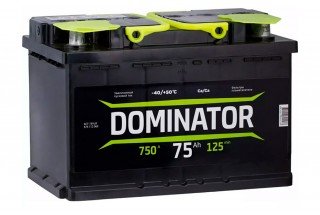 Аккумулятор DOMINATOR 75 a/h 750 A (EN)