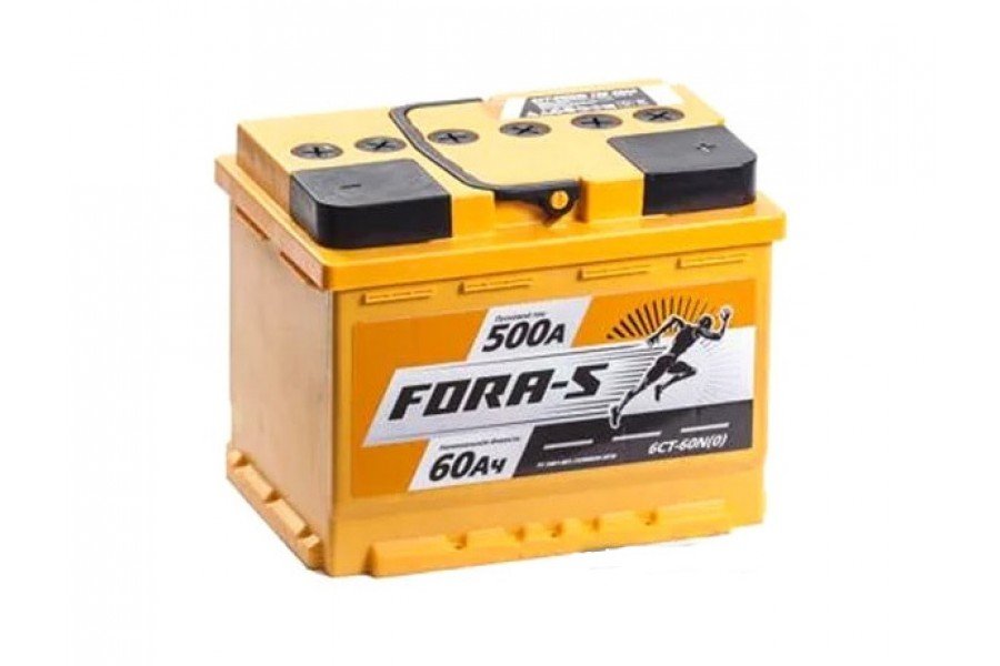 Аккумулятор FORA-S 60 A/h 500 A (EN) R+ Аккумулятор FORA-S 60 A/h 500 A (EN) R+