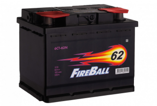 Аккумулятор FireBall 6СТ-62 A/h 530A (EN) R+