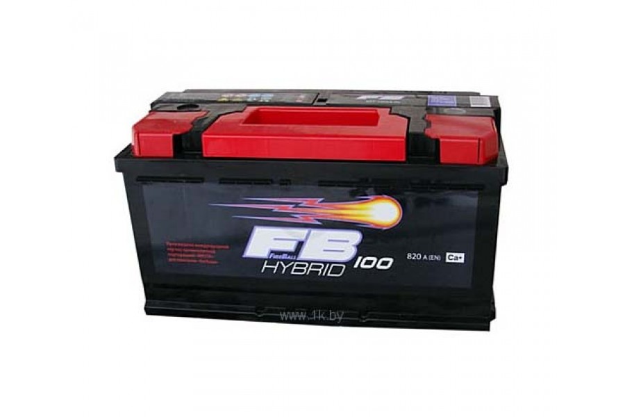 Аккумулятор FireBall 6СТ-100 A/h R 850A (EN)
