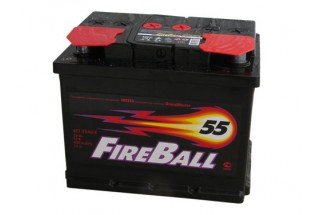 Аккумулятор FireBall 6СТ-55 A/h R 430A (EN)
