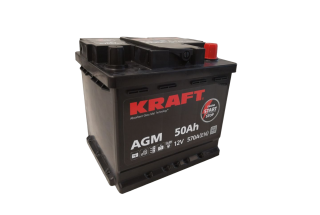 Аккумулятор KRAFT AGM 50 R+