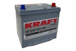 Аккумулятор KRAFT Asia 60 JR+