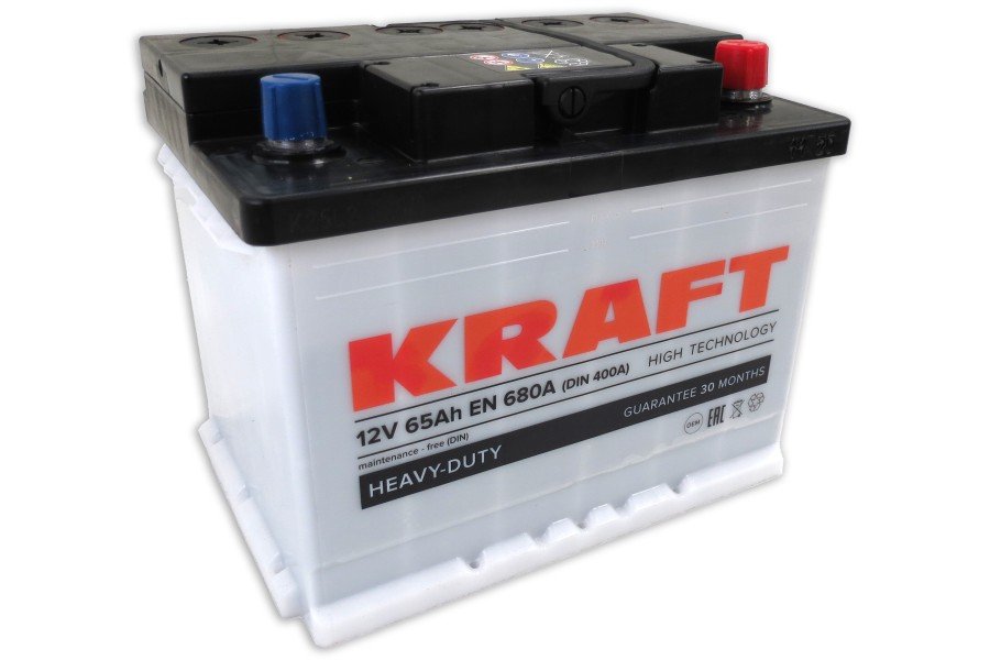 Аккумулятор KRAFT 65 R+ Аккумулятор KRAFT 65 R+