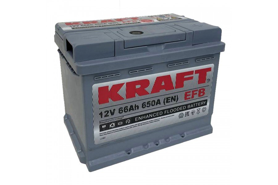 Аккумулятор KRAFT EFB 66 R+