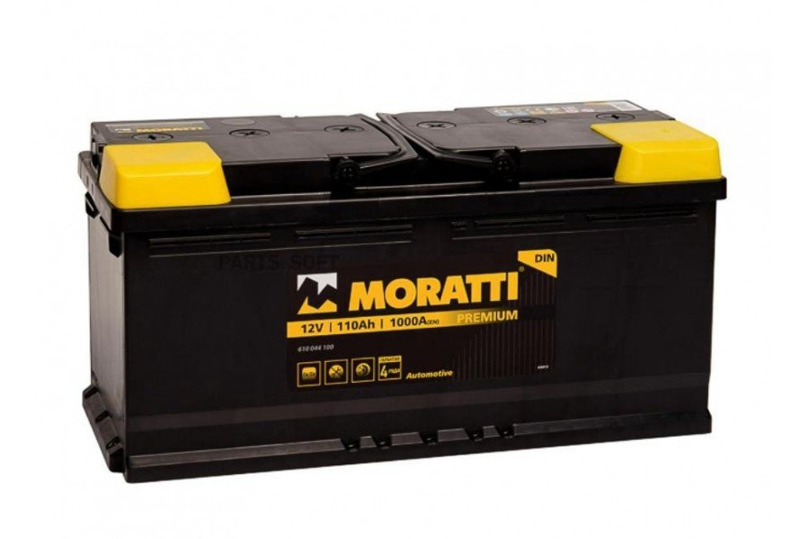 Аккумулятор Moratti Premium 110 a/h 1000 A (EN) R+ Аккумулятор Moratti Premium 110 a/h 1000 A (EN) R+