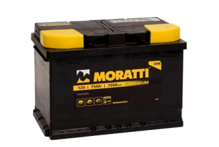 Аккумулятор Moratti Premium 75 a/h 750 A (EN) R+