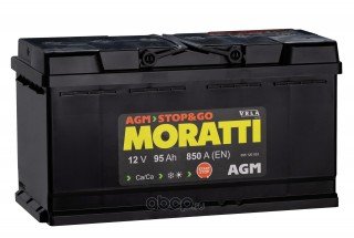 Аккумулятор Moratti AGM 95 a/h 850 A (EN) R+
