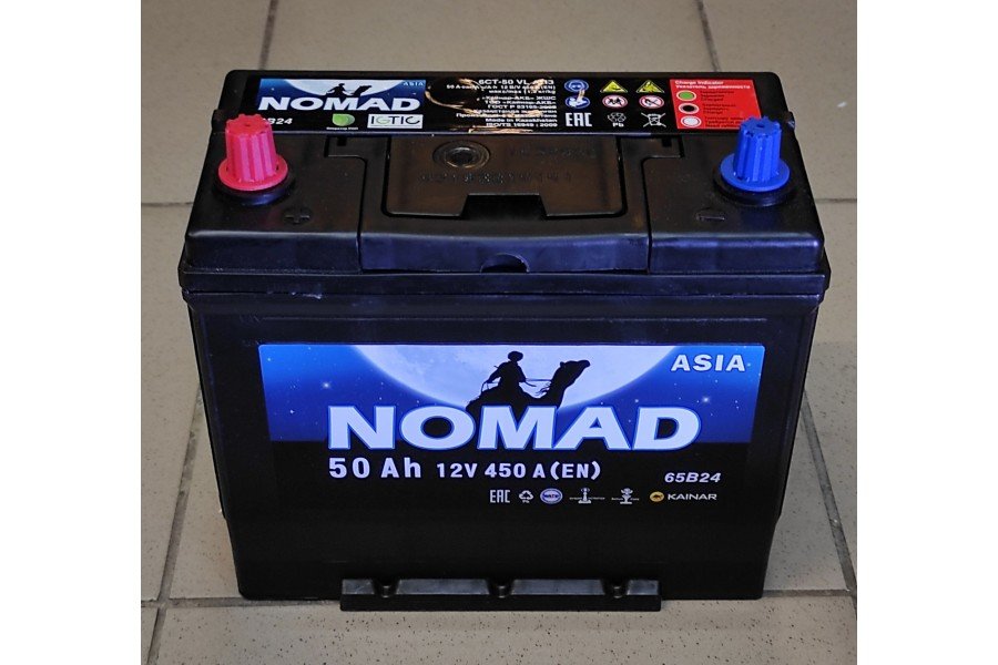 Аккумулятор NOMAD ASIA 6СТ-50 АПЗ о.п. 65B24R