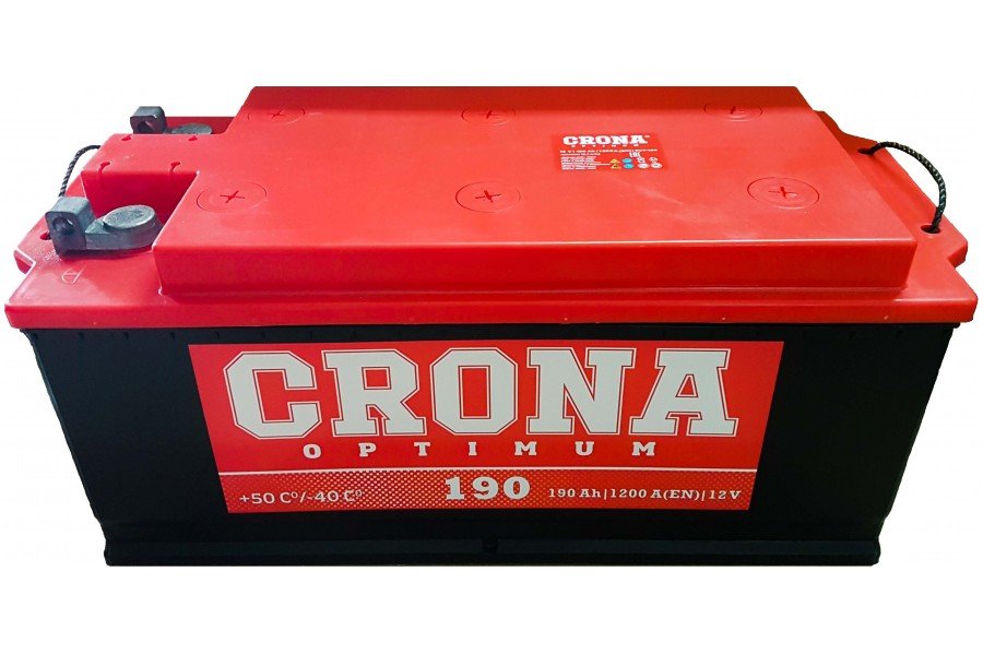 Аккумулятор CRONA 6СТ-190 под болт Аккумулятор CRONA 6СТ-190 под болт