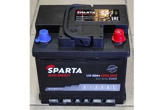 Аккумулятор SPARTA ENERGY 6СТ-50 Евро