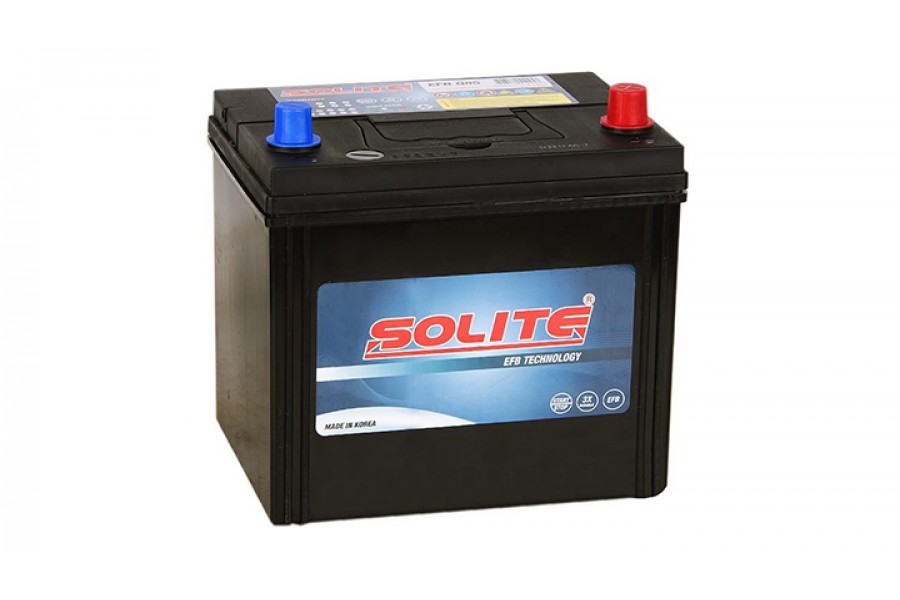 Аккумулятор Solite EFB N55 50 А/ч 440 А (EN) R+