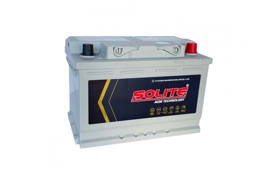 Аккумулятор Solite AGM 70 А/ч 760 А (EN) R+ Аккумулятор Solite AGM 70 А/ч 760 А (EN) R+