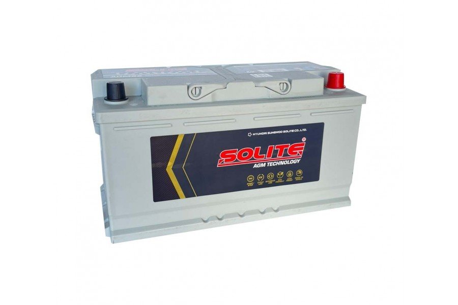 Аккумулятор Solite AGM 95 А/ч 850 А (EN) R+ Аккумулятор Solite AGM 95 А/ч 850 А (EN) R+