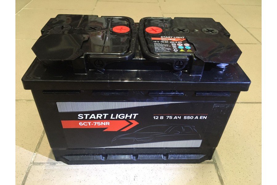 Аккумулятор Start Light 75 a/h 550А