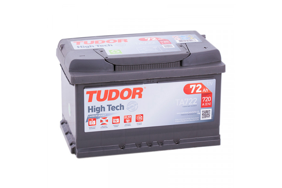 Аккумулятор Tudor High Tech TA722 72 A/h 720A
