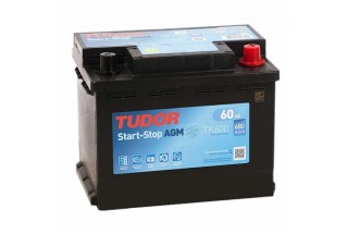 Аккумулятор TUDOR Start-Stop AGM TK600 60 A/h 680A R+