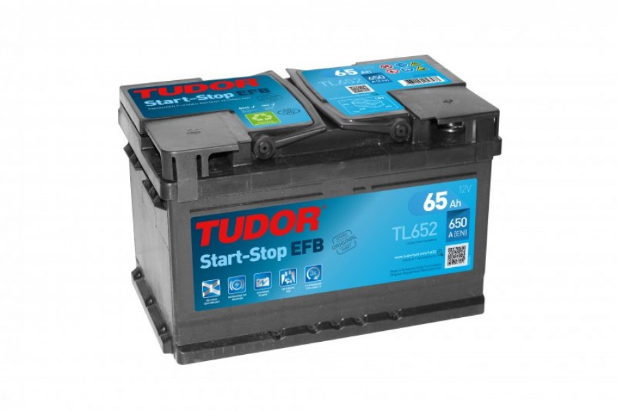 Аккумулятор TUDOR Start-Stop EFB TL652 65 A/h 650A R+