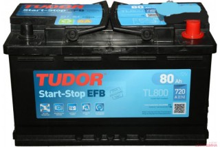 Аккумулятор TUDOR Start-Stop EFB TL800 80 A/h 720A R+