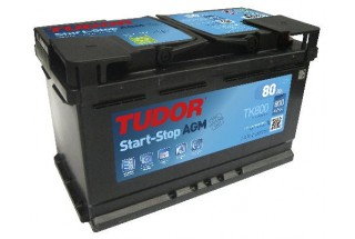 Аккумулятор TUDOR Start-Stop AGM TK800 80 A/h 800A R+