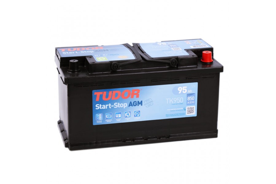 Аккумулятор TUDOR Start-Stop AGM TK950 95 A/h 850A R+