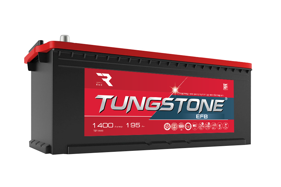Аккумулятор Tungstone EFB 195 a/h 1400 A (EN) L+