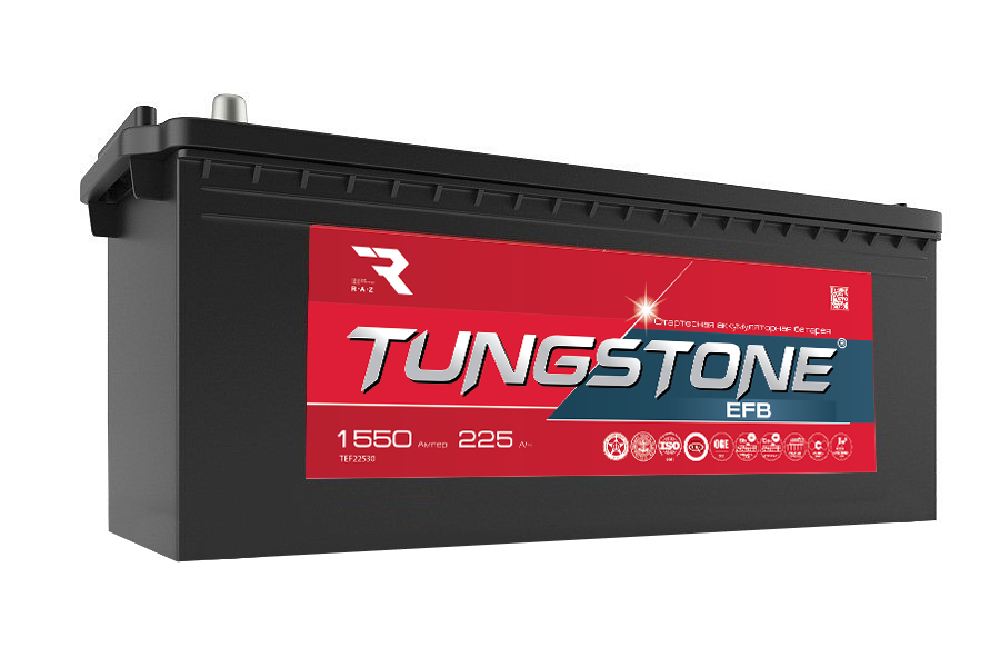 Аккумулятор Tungstone EFB 225 a/h 1550 A (EN) L+ Аккумулятор Tungstone EFB 225 a/h 1550 A (EN) L+