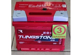 Аккумулятор Tungstone EFB 65 a/h 650 A (EN) R+