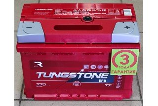 Аккумулятор Tungstone EFB 77 a/h 770 A (EN) R+