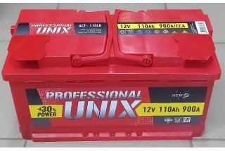Аккумулятор UNIX 110 А/ч 900 A R+