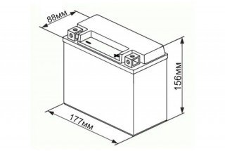 Аккумулятор UniPlus EB 20H-3 18 a/h