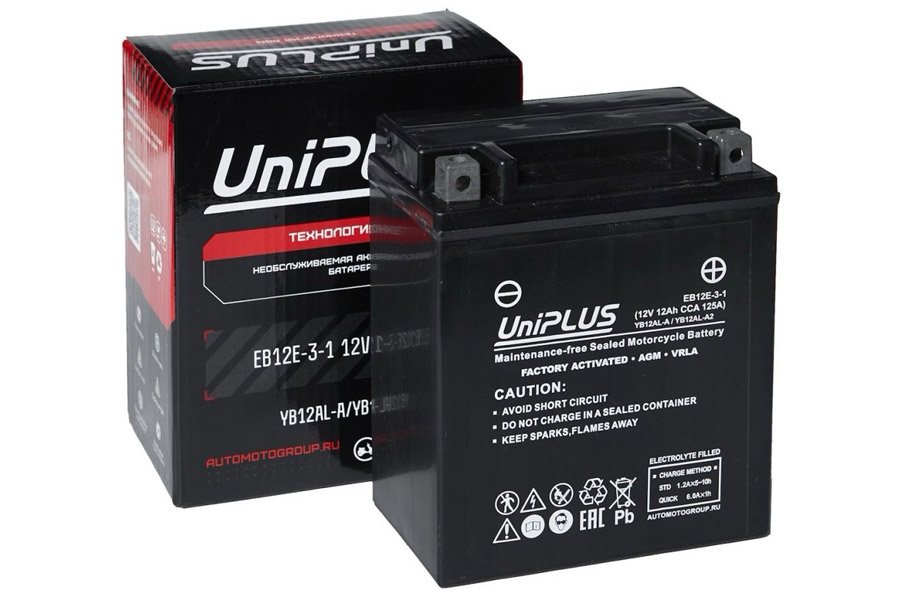 Аккумулятор UniPlus EB12E-3-1 12a/h