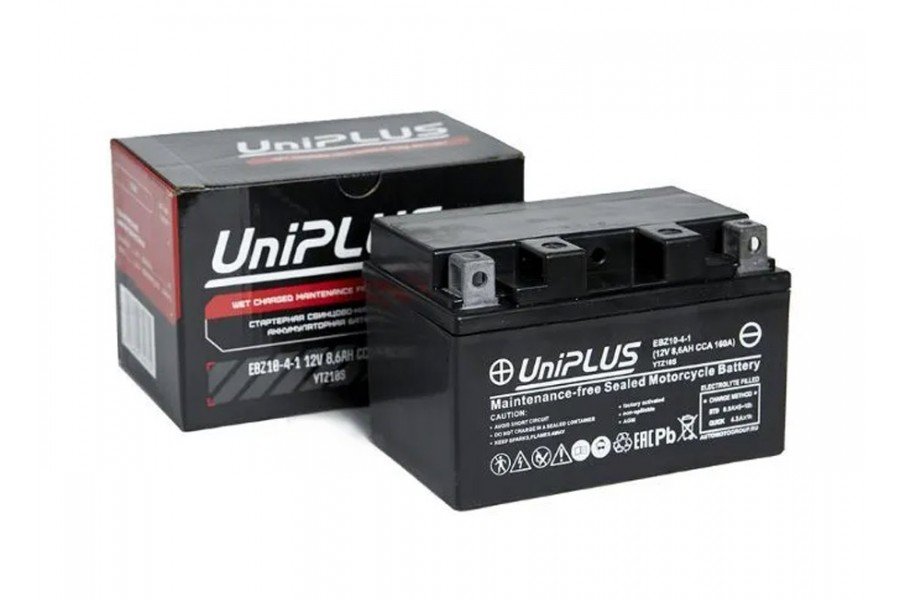 Аккумулятор UniPlus AGM EBZ10-4-1 8.6a/h