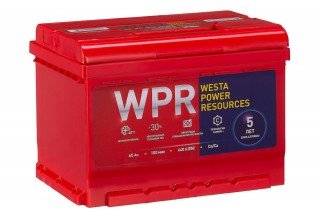 Аккумулятор WPR Premium 60 a/h 640A R+