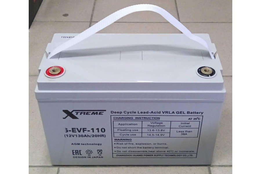 Аккумулятор XTREME 6-EVF-110 130 a/h L+ Аккумулятор XTREME 6-EVF-110 130 a/h L+
