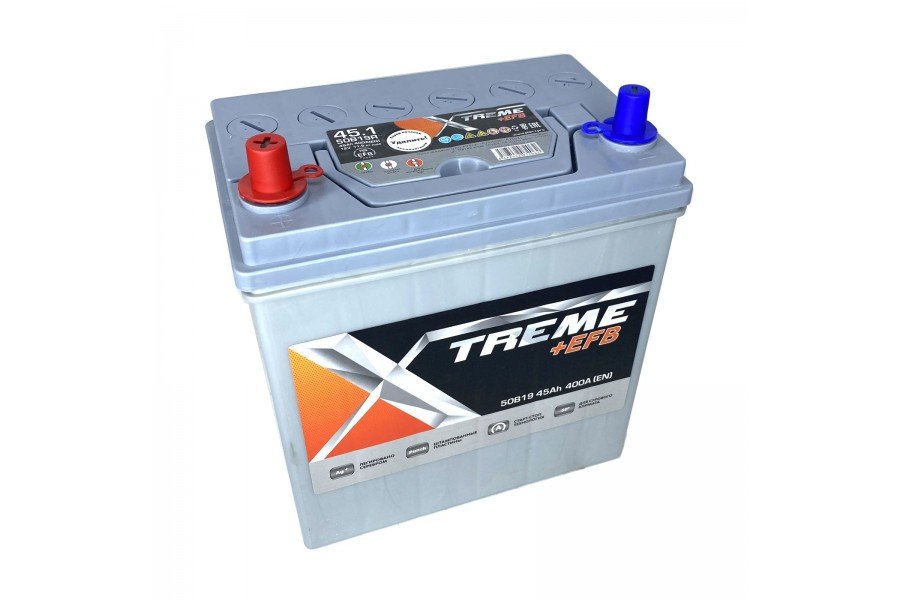 Аккумулятор XTREME EFB Asia 45 a/h 400A e/n R+ Аккумулятор XTREME EFB Asia 45 a/h 400A e/n R+