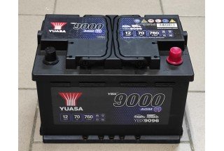 Аккумулятор Yuasa 70 A/h 760 А (EN) AGM