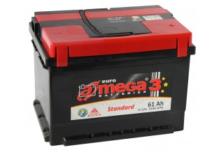 Аккумулятор A-mega Standard 61 R+ 510 A (EN) (низкий)
