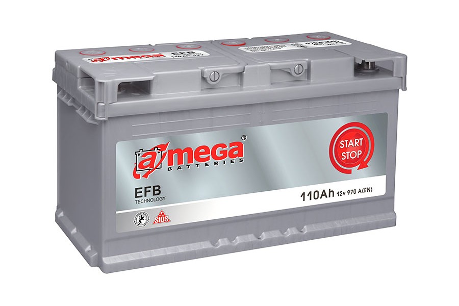 Аккумулятор A-mega EFB 110 R A/h 970A (EN)
