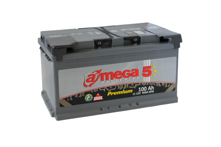 Аккумулятор A-mega Premium 100 R+ 950 A (EN)