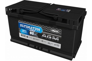 Аккумулятор АКОМ ULTIMATUM 95 AGM Евро (95 A/h), 850А R+