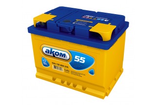 Аккумулятор Akom 55 A/h 500(EN)