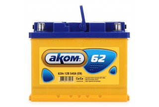 Аккумулятор Akom 62 A/h 560A (EN)