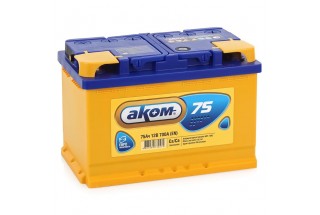 Аккумулятор Akom 75 A/h 700A (EN)