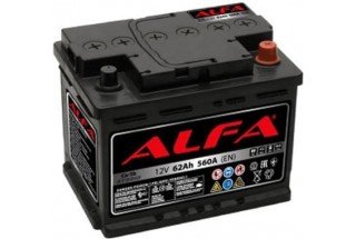 Аккумулятор ALFA Hybrid 62 А/ч 560A R+